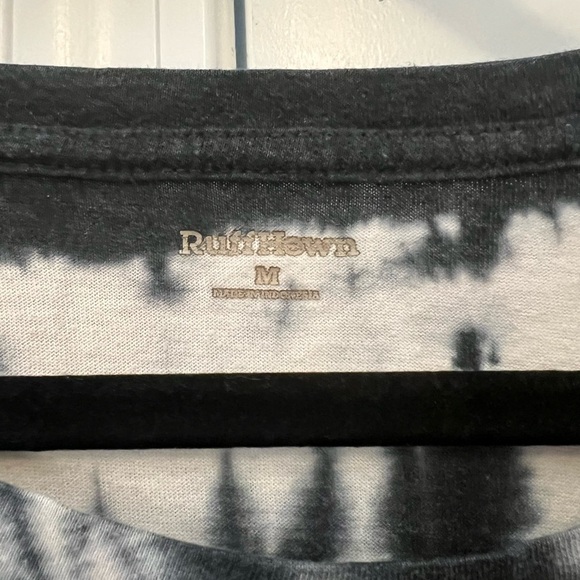 Ruff Hewn tie dye long sleeved top with mesh sleeves & shoulders M - Picture 6 of 9